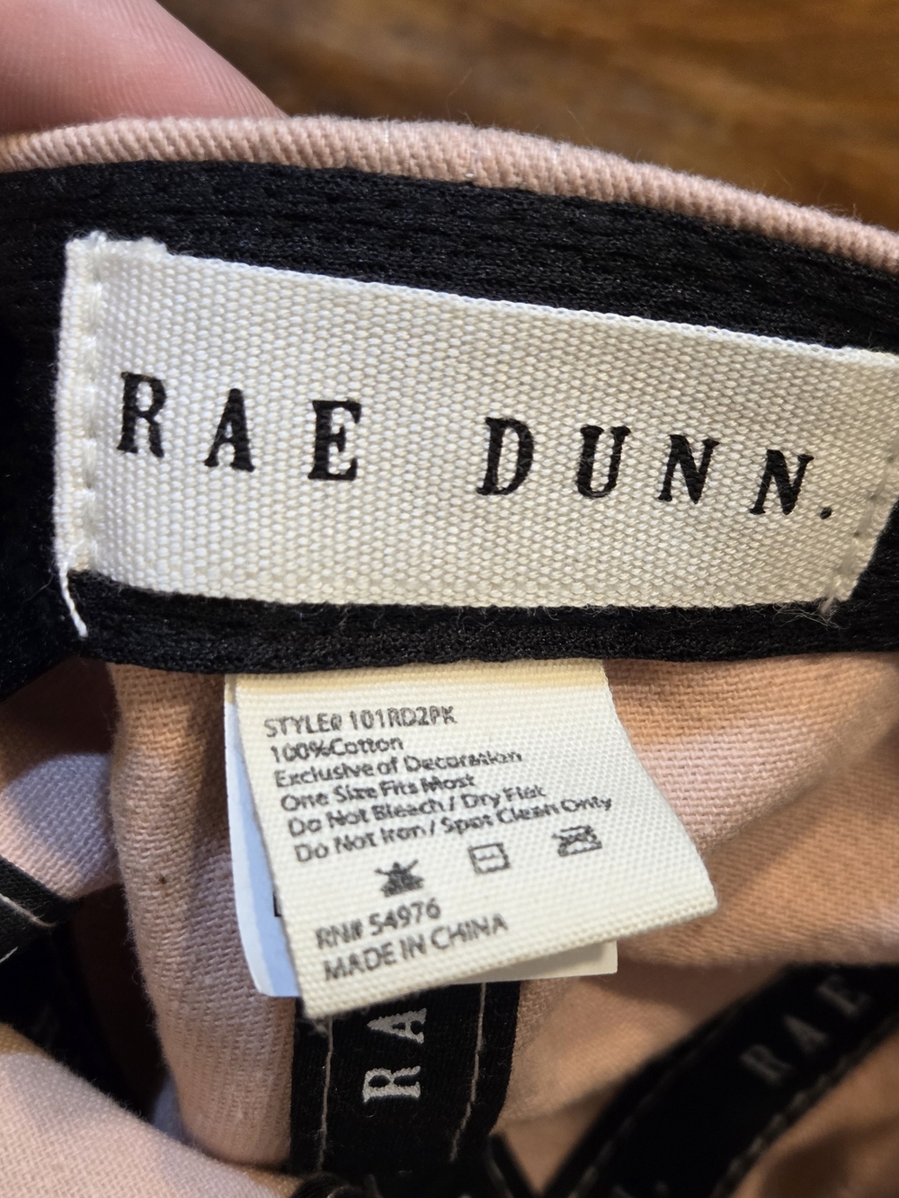 Rae Dunn Mama amd Mini Matching Dusty Pink Baseball Hats Adjustable Preppy Match - Picture 7 of 7